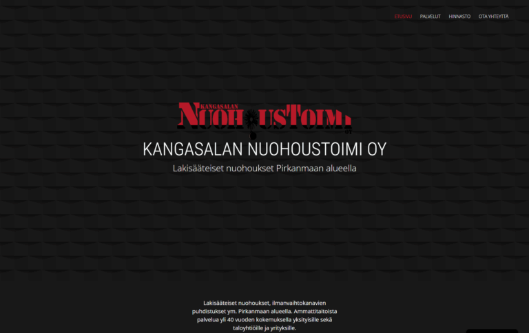 Kangasalan nuohoustoimi työnäyte