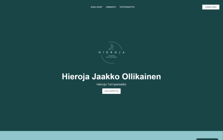 Hieroja Ollikainen työnäyte, JeleTele Design