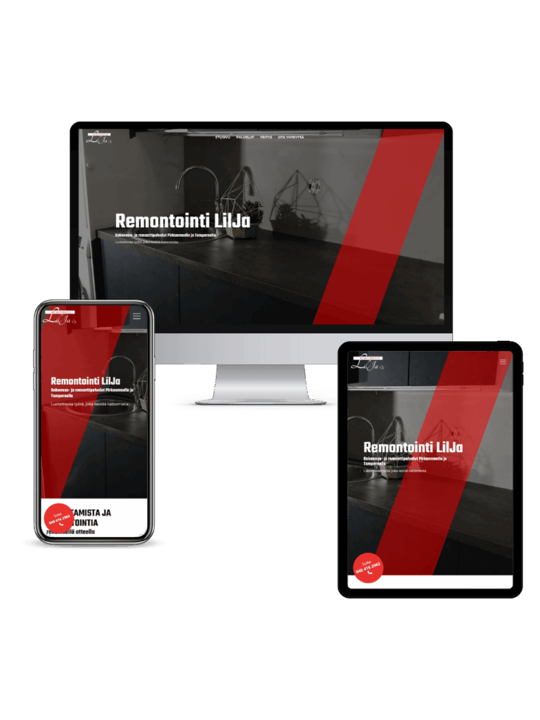 Remontointi LilJa laitteet, JeleTele Design